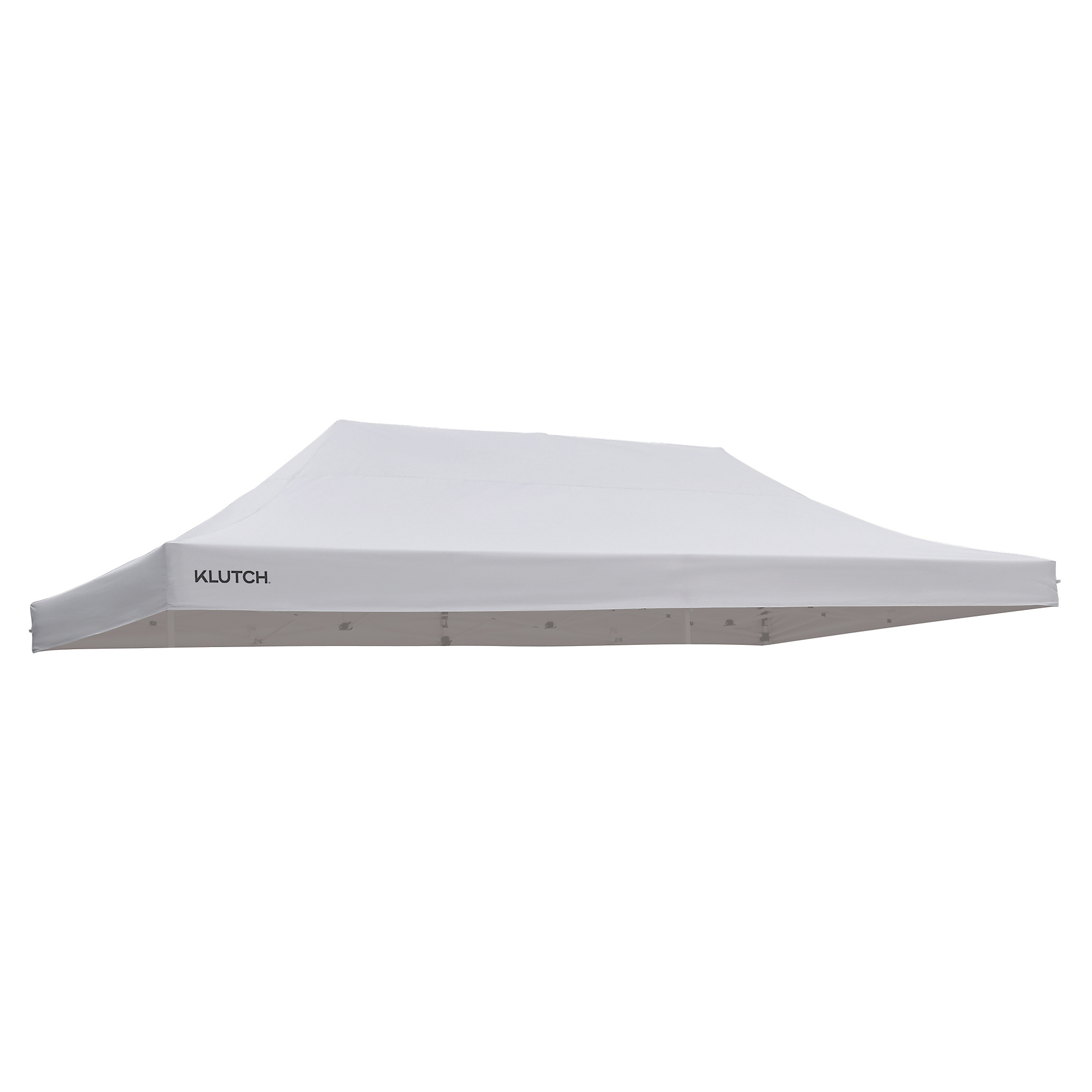 Klutch Tent Canopy Top Replacement 20ft. x 10ft., Commercial Strength, White